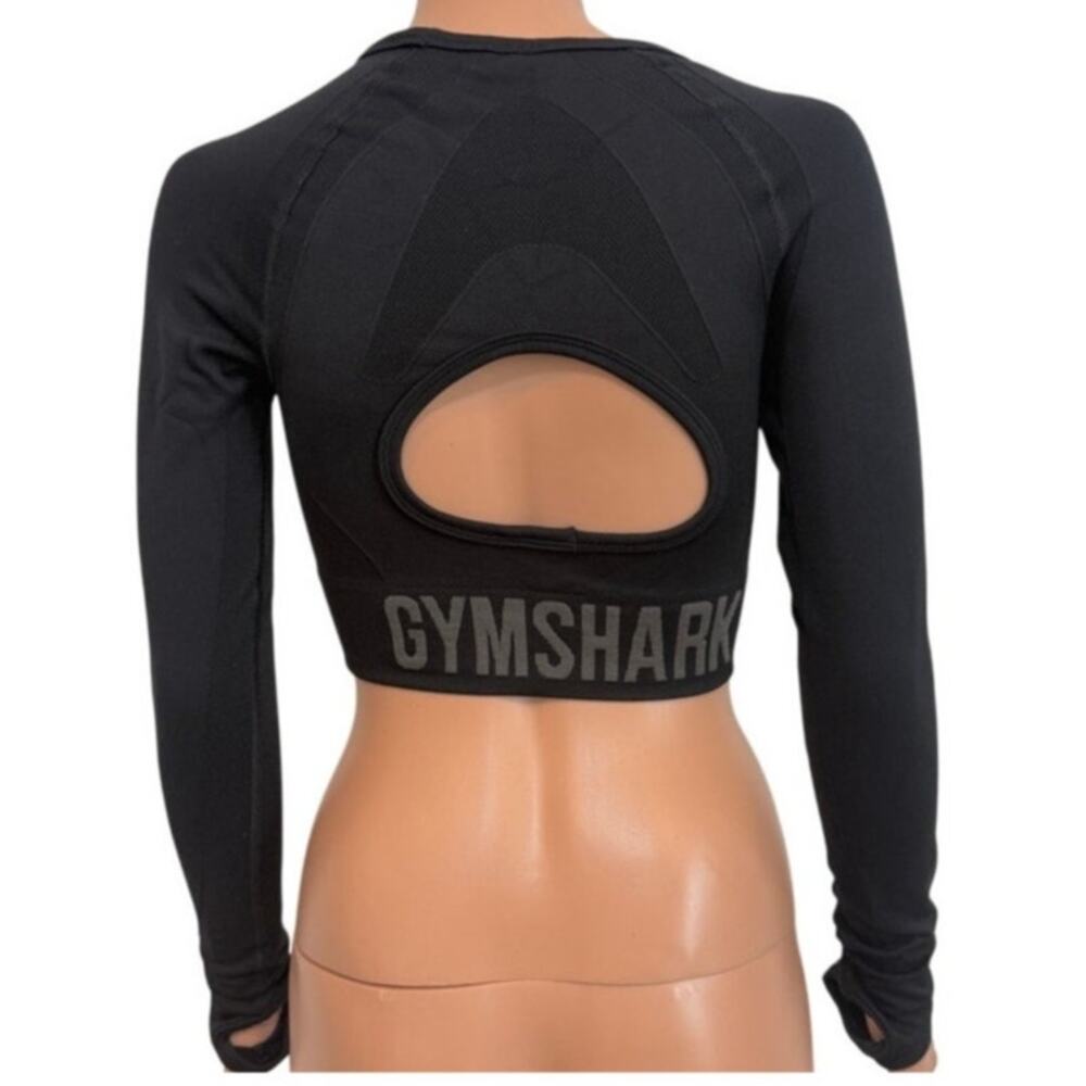 Gymshark XS flex sports cutout active athletic crop top TLS2 3478